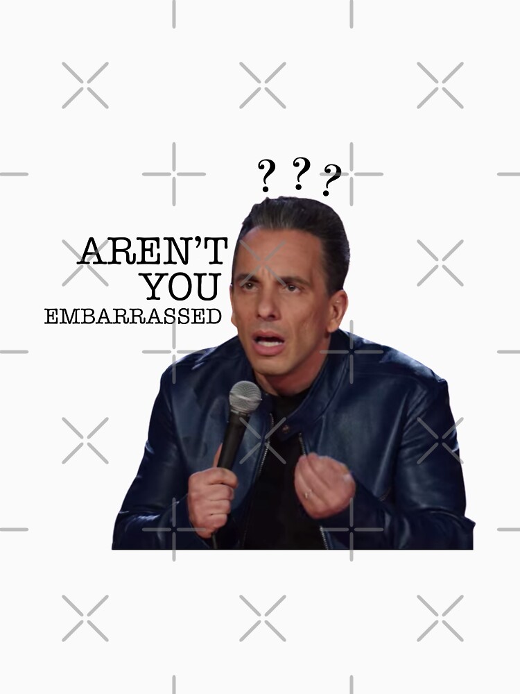 Sebastian Maniscalco Aren T You Embarrassed Netflix "Sebastian Maniscalco Aren't You Embarrassed " Essential T-Shirt for