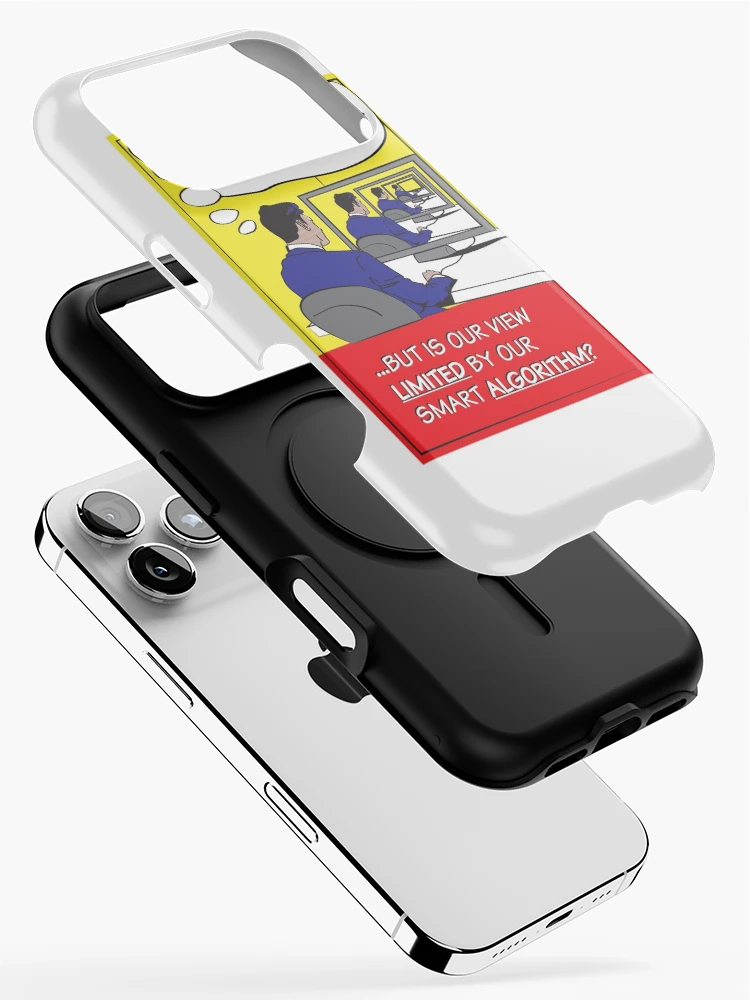 Thumbnail 2 of 4, iPhone Case, Smart Digital Algorithm Poster Design designed and sold by whyhowie.