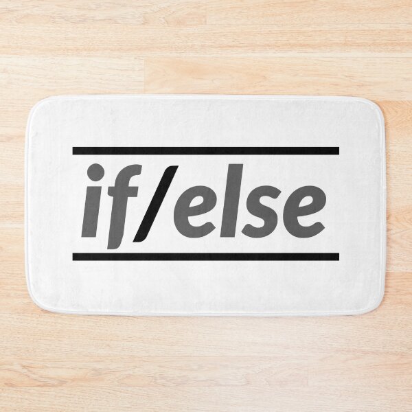 Item preview, If Else Programming Statement Coding (White Background) designed and sold by ArtByLM.