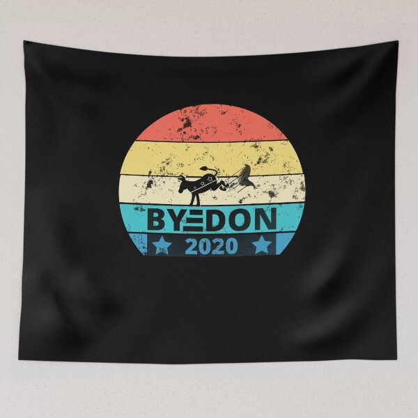 Item preview, Bye don 2020 sunset retro / byedon retro tee designed and sold by Shawnwil.