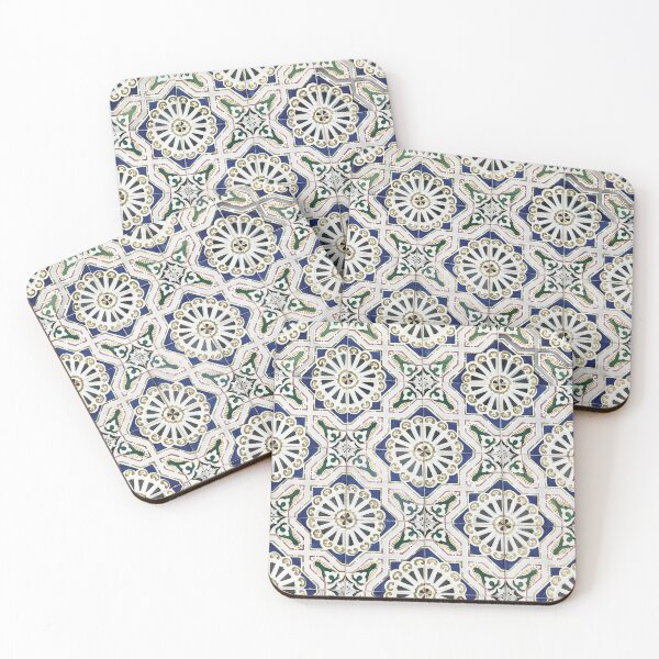 Item preview, Portuguese Tiles - Azulejo Colorful Geometric Design designed and sold by idovedesign.