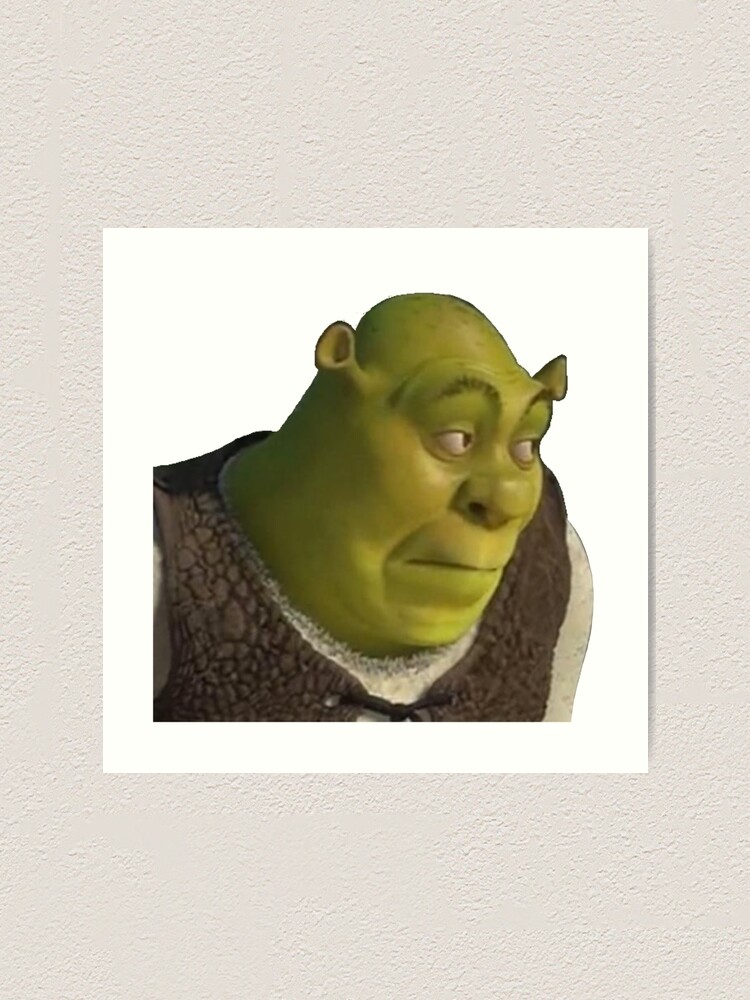 Shrek meme sticker Sticker for Sale by kha02