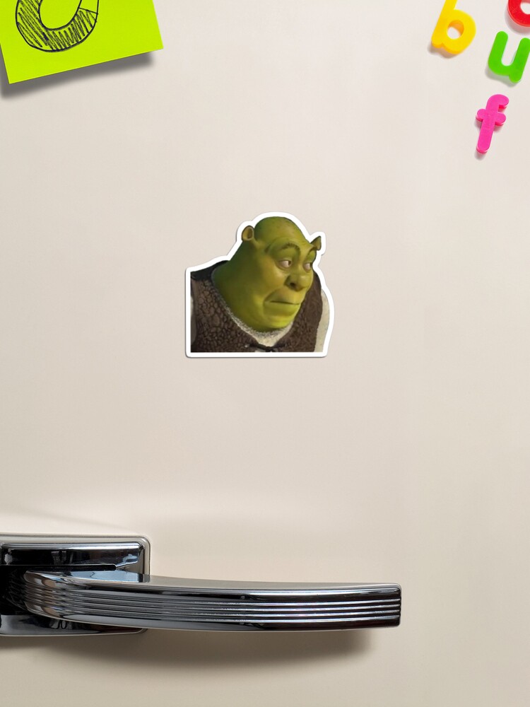 Shrek Meme Sticker for Sale by yeehawboyy