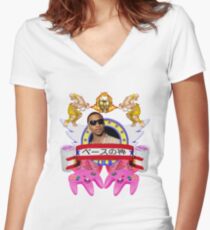 Lil B (historical, rare, amazing, wow) Women's Fitted V-Neck T-Shirt