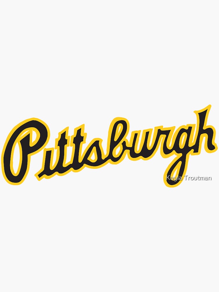 PITTSBURGH PIRATES LOGO CAR DECAL VINYL STICKER WHITE 3 SIZES