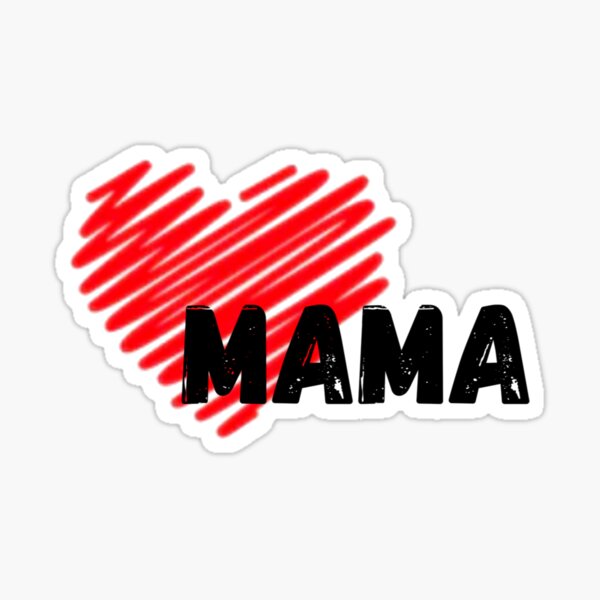 Mama - Mini me Tee Design (Mama) Sticker