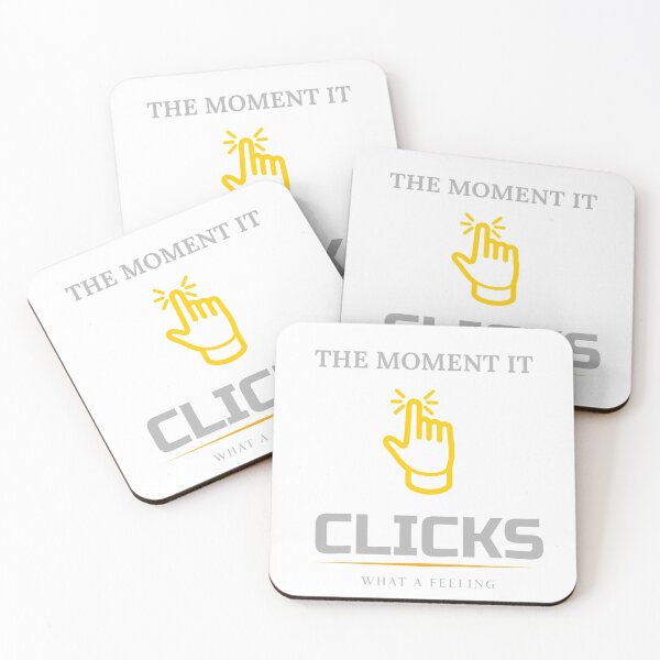 Artikelvorschau, in dem Moment, in dem es klickt entworfen und verkauft von OneOriginalTee.
