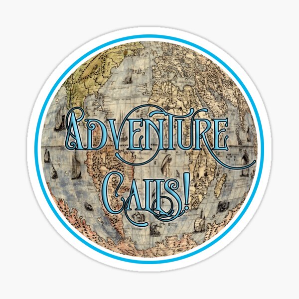 Adventure Calls Sticker