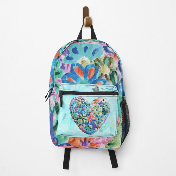 Item preview, Heart EMBROIDERY Turquoise corazón hand made mexican design designed and sold by T-Mex.