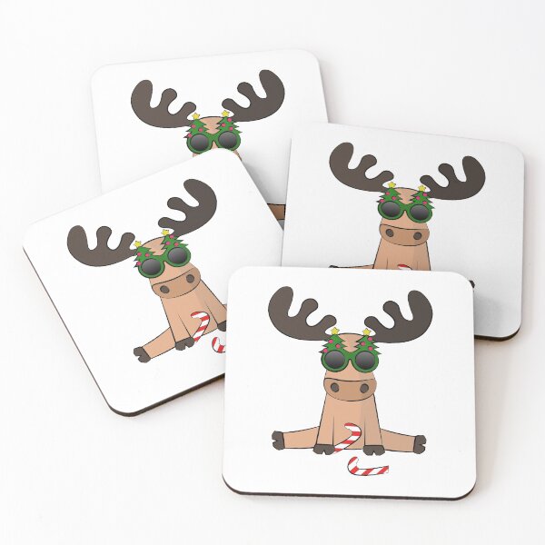 Item preview, moose Christmas  designed and sold by zhannad.