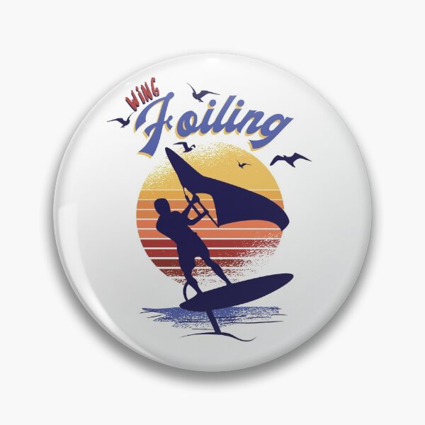 Item preview, Wing Foiling Surfing Surfer Gift designed and sold by Grimbart.