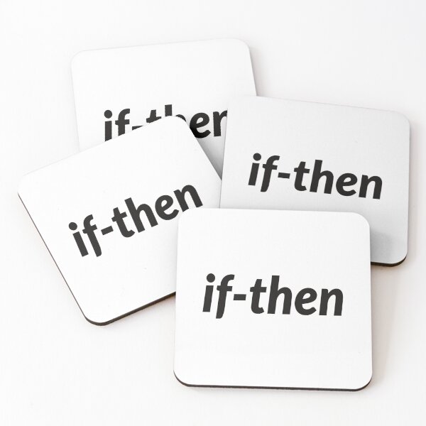 Item preview, If Then Computer Programming Statement Coding (White Background) designed and sold by ArtByLM.
