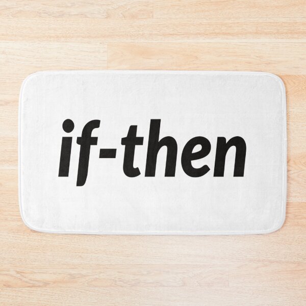 Item preview, If Then Computer Programming Statement Coding (White Background) designed and sold by ArtByLM.