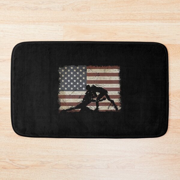 Item preview, Vintage Wrestling Wrestle American Flag USA Distressed Gifts designed and sold by artiagasonya.