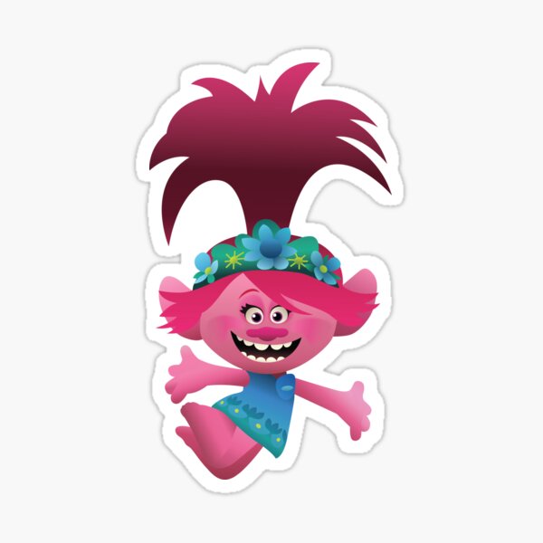 Poppy Trolls Stickers for Sale