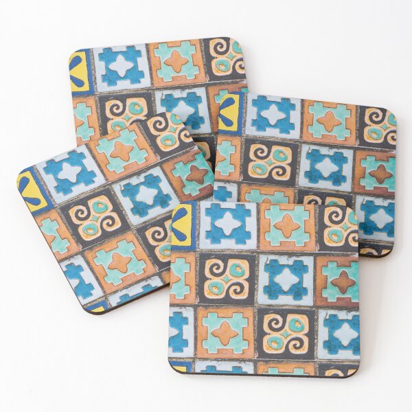 Item preview, Colorful Ceramic Tiles Pattern Design designed and sold by idovedesign.