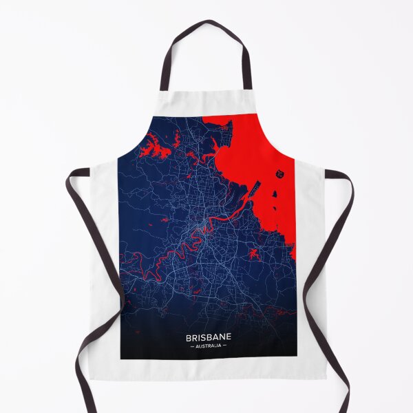 Item preview, Brisbane City Map Print, Brisbane City Map Poster, Brisbane City Map Wall Art, Brisbane City Map, Map of Brisbane City, Brisbane City Map Art designed and sold by randomorder.