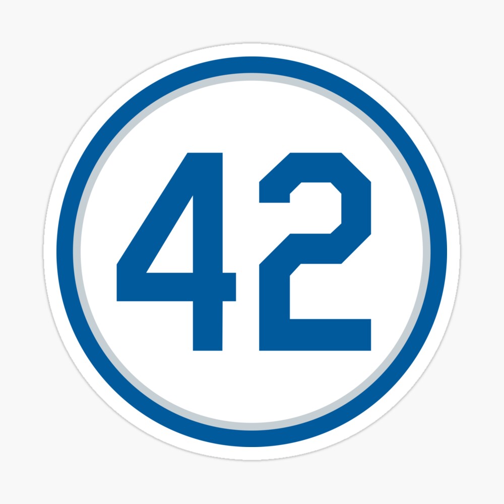 Jackie Robinson #42 Jersey Number