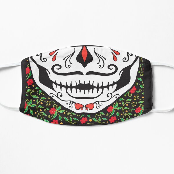 Male Mexican Day of the Dead Sugar Skull Mask / Mexican Dia De Los Muertos Mask