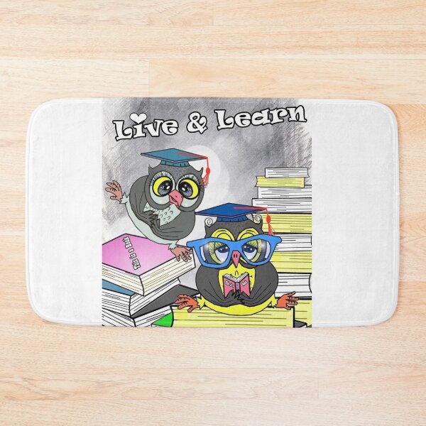 Item preview, Animal ( owls ) - Live and learn  designed and sold by Shirley cute art .