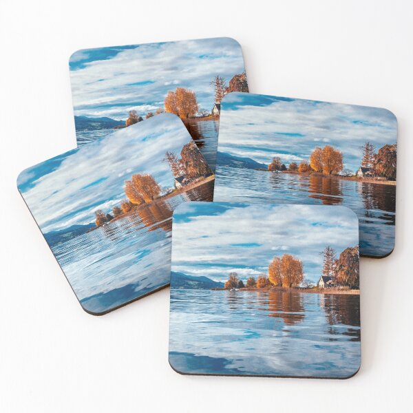 Item preview, House by the Lake in Autumn designed and sold by Chris Bingham.