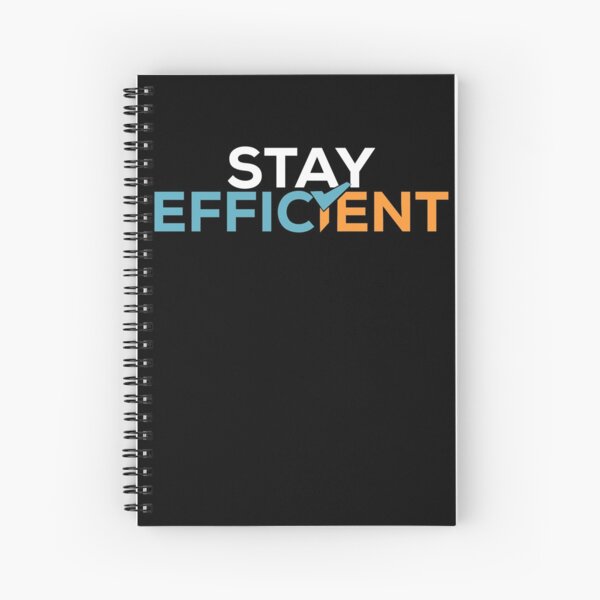 FICSIT Stay Efficient Motto Spiral Notebook
