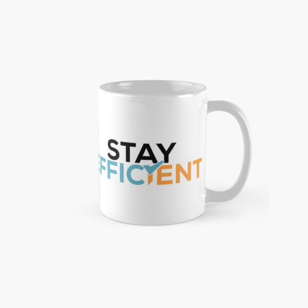 FICSIT Bleiben Sie effizient Motto Tasse (Standard)