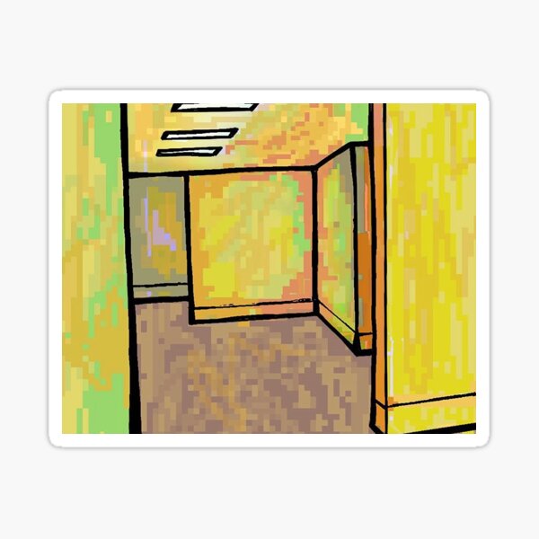 THE BACKROOMS Sticker for Sale by gallerygifts