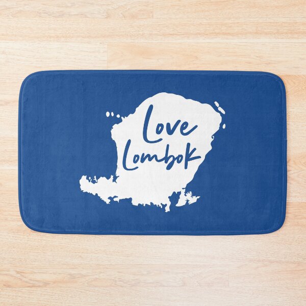 Item preview, Love Lombok - Lombok Silhouette Map Indonesia Asia designed and sold by mgoo.