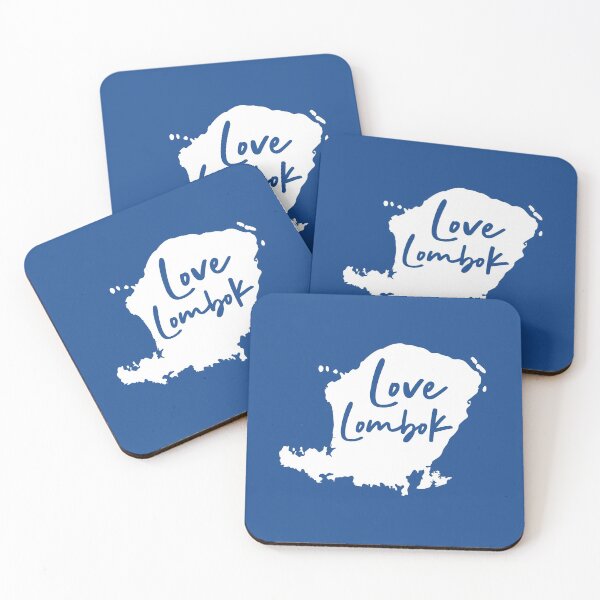 Item preview, Love Lombok - Lombok Silhouette Map Indonesia Asia designed and sold by mgoo.