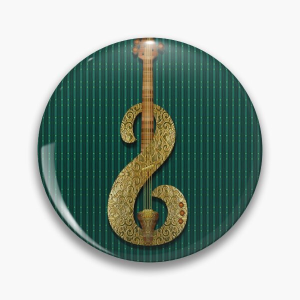 Item preview, Golden Guitar (Green BG) designed and sold by Vk91art.