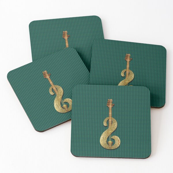 Item preview, Golden Guitar (Green BG) designed and sold by Vk91art.