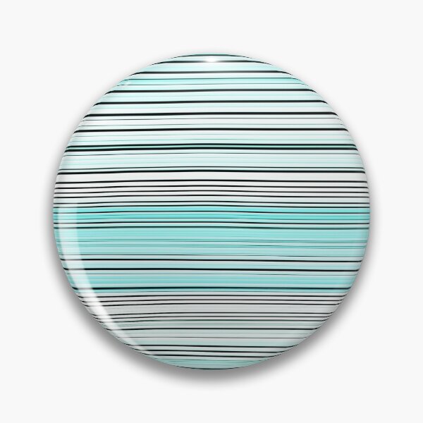 Item preview, Aqua Blue Black White Fine Stripes  designed and sold by KavimaCreatives.