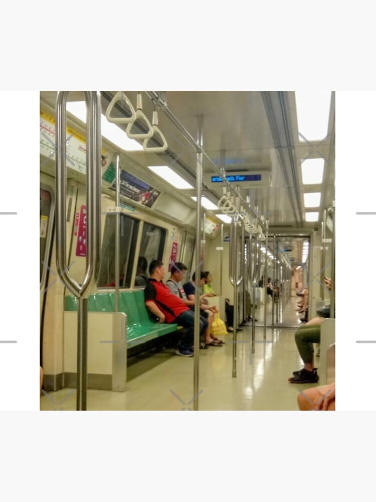 Discover Singapore MRT Photograph Print Shower Curtain