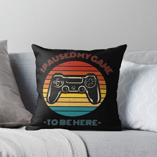 Item preview, Vintage Retro Sunset I Paused My Game to Be Here designed and sold by DawnGCo.