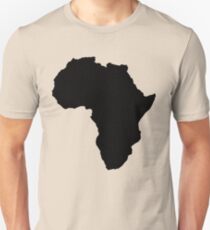 Der Kontinent von Afrika Karte der afrikanischen Nation Unisex T-Shirt