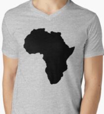 The continent of Africa map of African nation Men's V-Neck T-Shirt