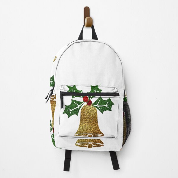 Item preview, Gold Bell Ornament with holly, designed and sold by aldona.