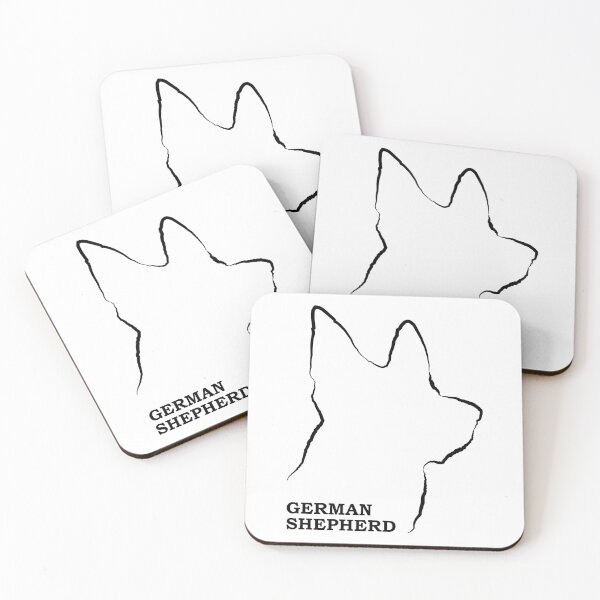 Item preview, German Shepherd Line Art designed and sold by SmartPooch.