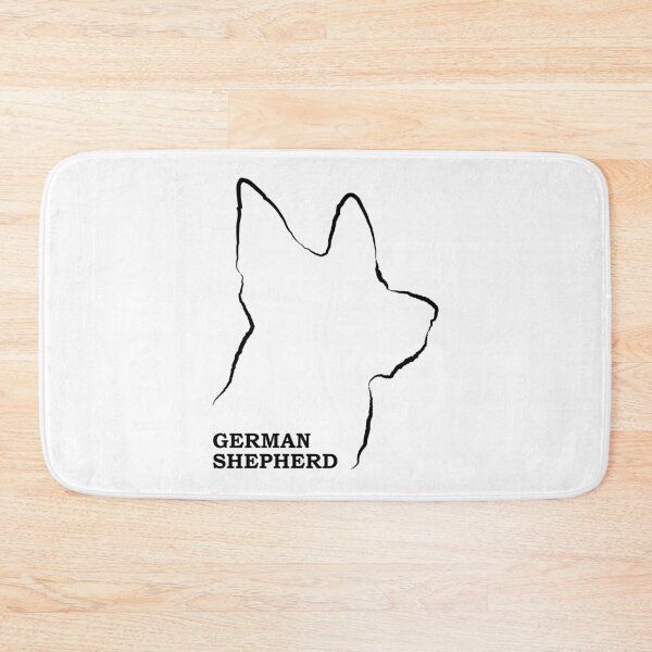 Item preview, German Shepherd Line Art designed and sold by SmartPooch.
