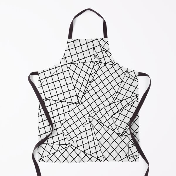 Item preview, geometric square pattern abstract background in black and white designed and sold by Mrvell.