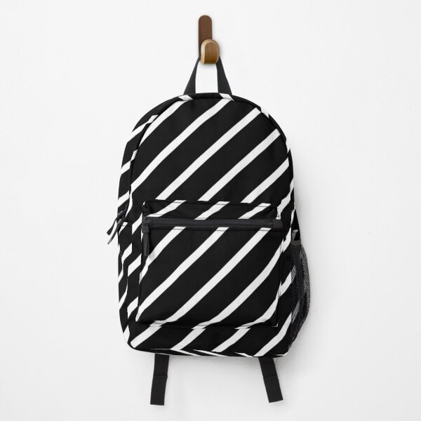 Item preview, Modern BnW minimalist stripes designed and sold by Chand Khalid.