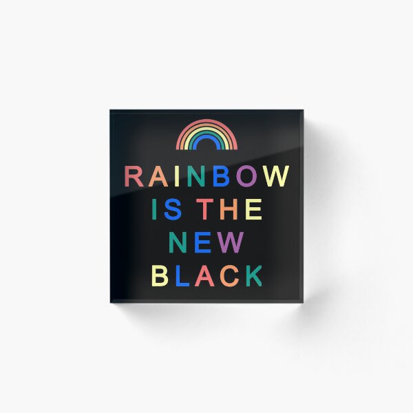 Aperçu de l'œuvre Rainbow est le nouveau noir créée et vendue par JessicaComplex.