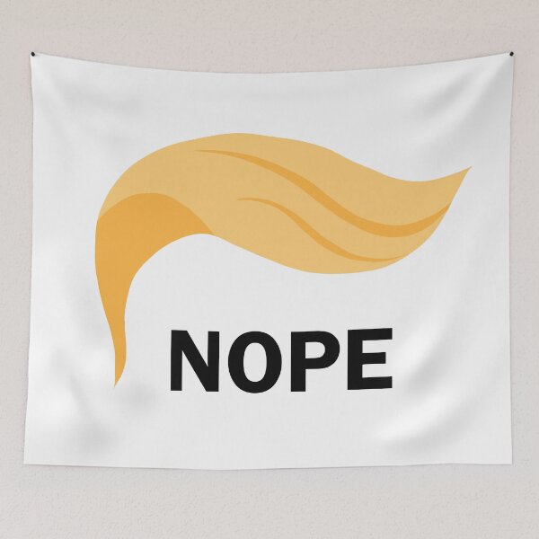 Item preview, Nope - Anti Trump designed and sold by ValentinaHramov.
