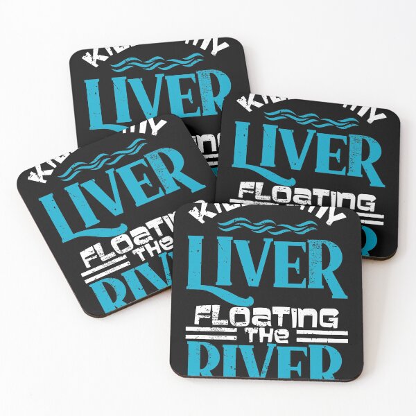 Item preview, Killing My Liver Just Floating The River Rafting design graphic designed and sold by Lisbob.