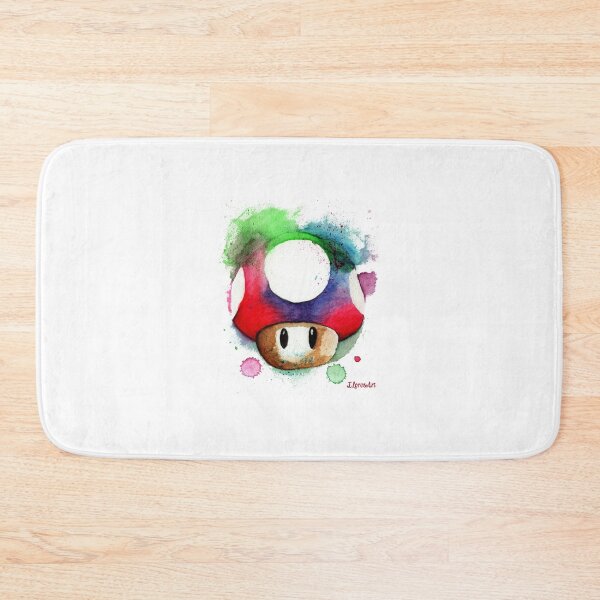 Item preview, 1 UP mushroom Watercolor designed and sold by ILoresart.