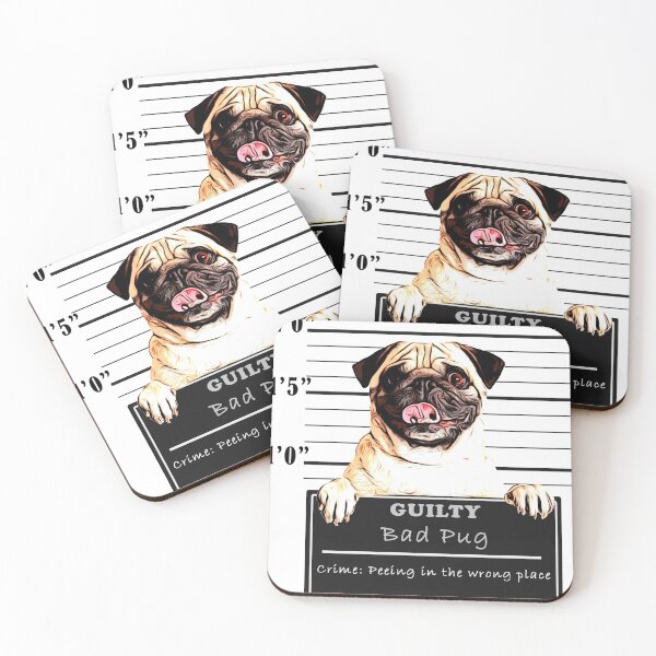 Item preview, Guilty Pug designed and sold by Gift-Store-Club.