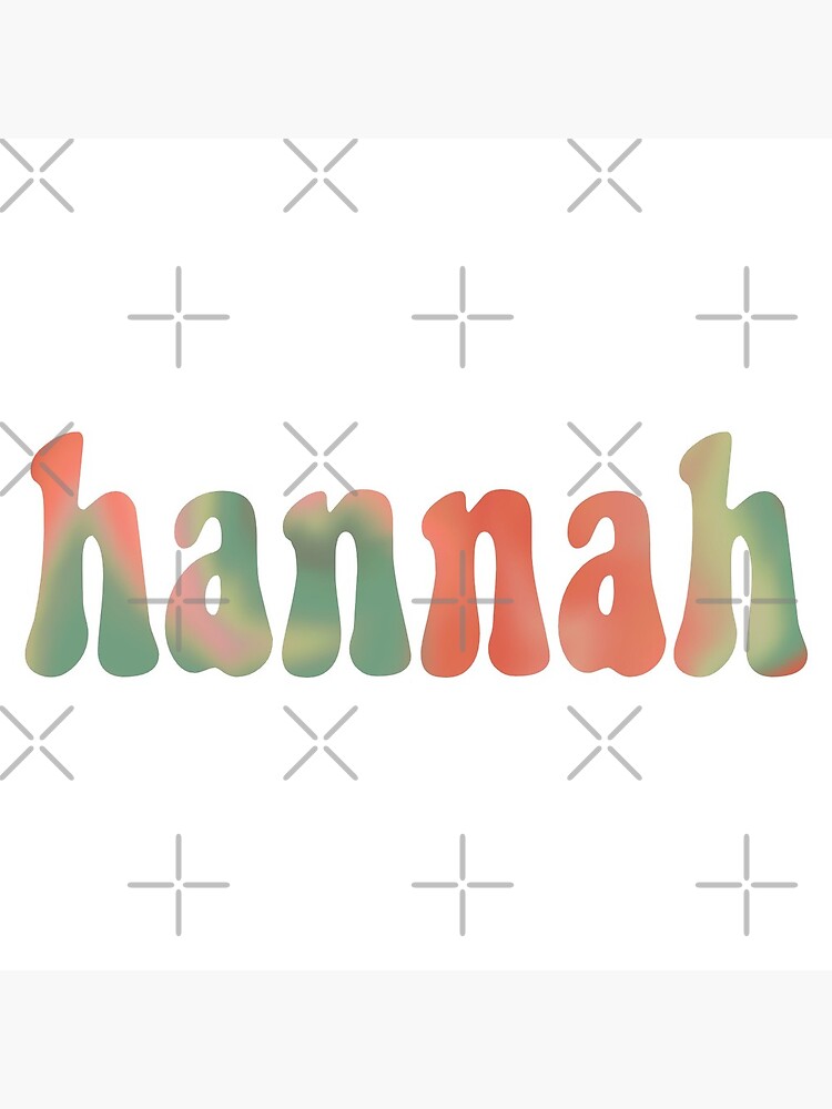 Hannah Name Meaning Name Meaning Print Boho Name (Download Now) 