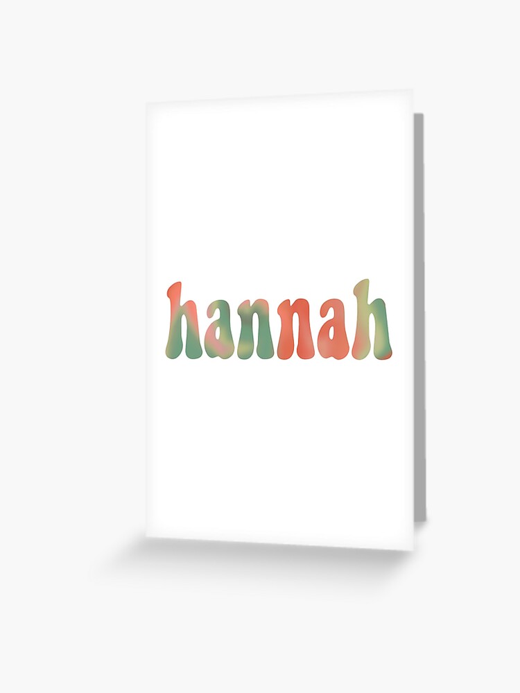 Hannah Name Meaning Name Meaning Print Boho Name (Download Now) 