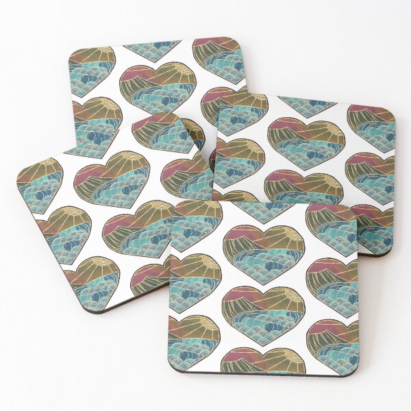 Item preview, Heart Wave - Diamond Head designed and sold by rooandjoo.